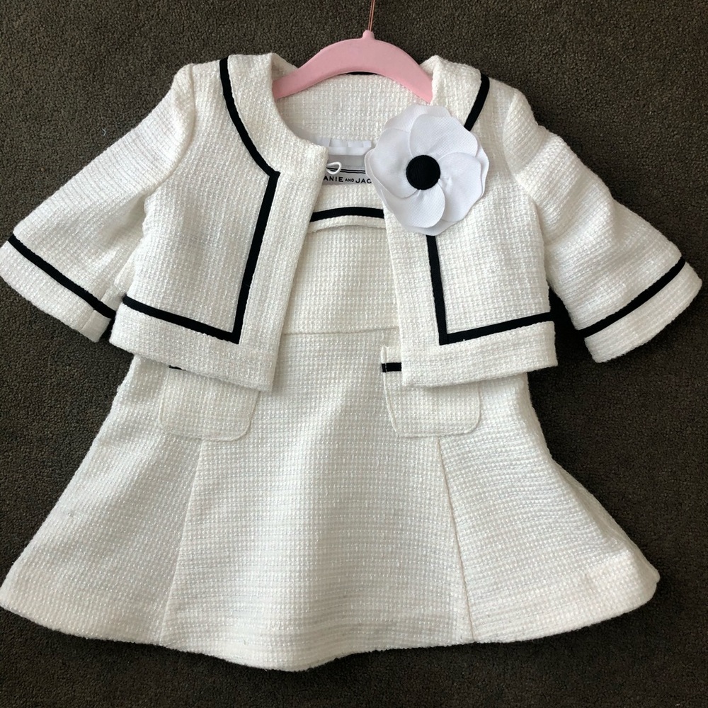 Janie and Jack boucle jacket/dress